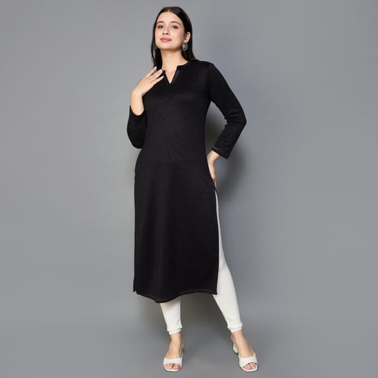 AURELIA Knit Straight Kurta
