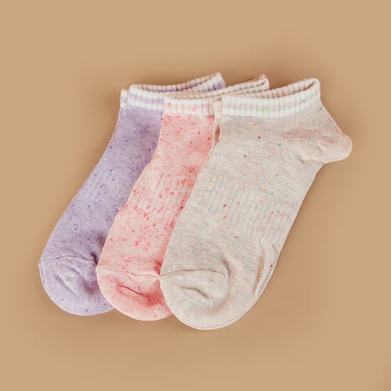 GINGER Knitted Ankle-Length Socks Pack of Multicolour