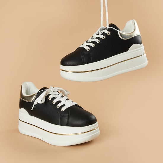 GINGER Platformed Chunky Sneakers