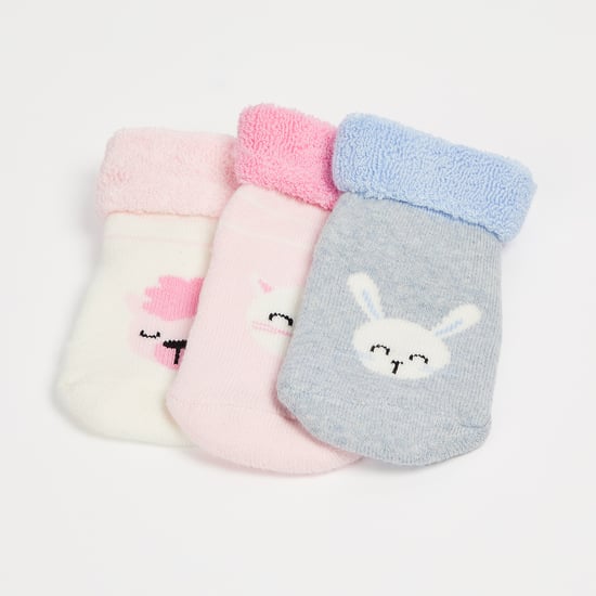 FAME FOREVER Knitted Socks - Pack of 3