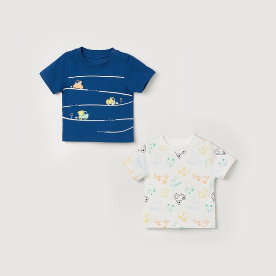 JUNIOR BABY Assorted T-shirt - Pack of 2