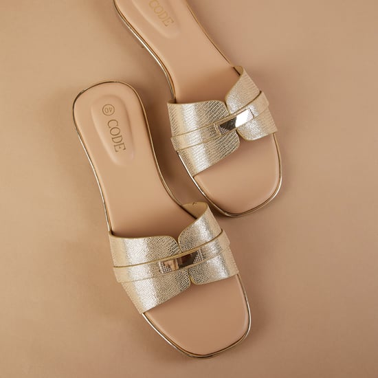 CODE Metal Accent Flats