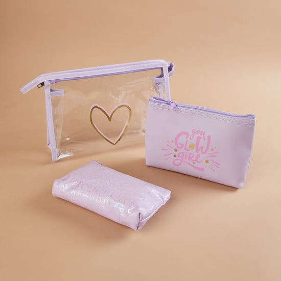 GINGER Assorted Vanity Pouches - Pack of 3