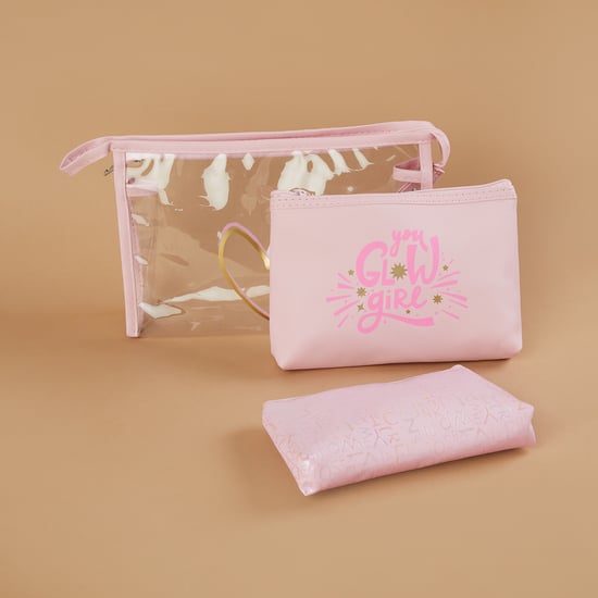 GINGER Assorted Vanity Pouches - Pack of 3