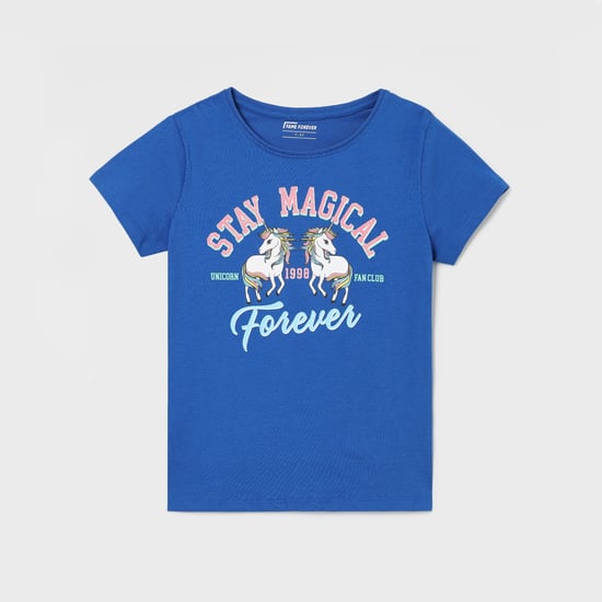 FAME FOREVER Graphic Print T-shirt