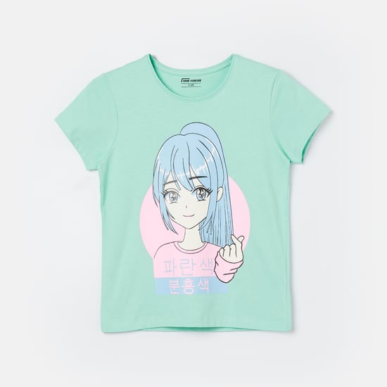 FAME FOREVER Graphic Print T-shirt