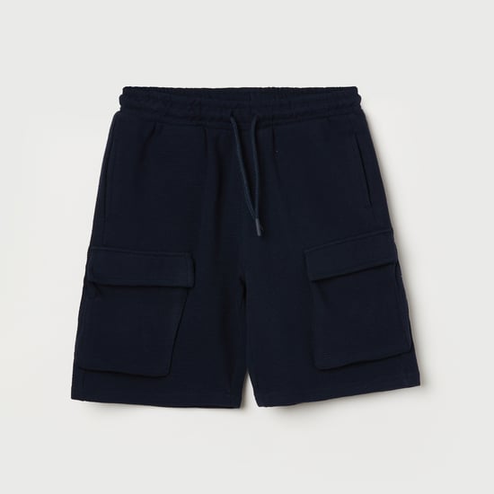 FAME FOREVER Ribbed Cargo Shorts