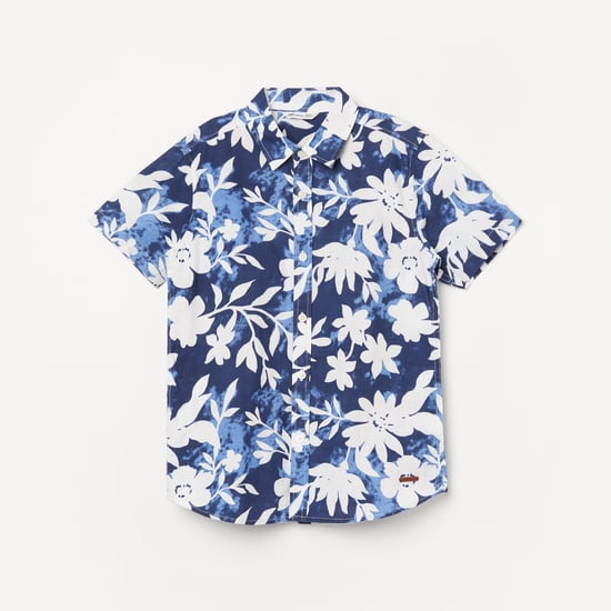 FAME FOREVER Floral Print Shirt