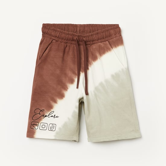 FAME FOREVER Tie & Dye Printed Shorts