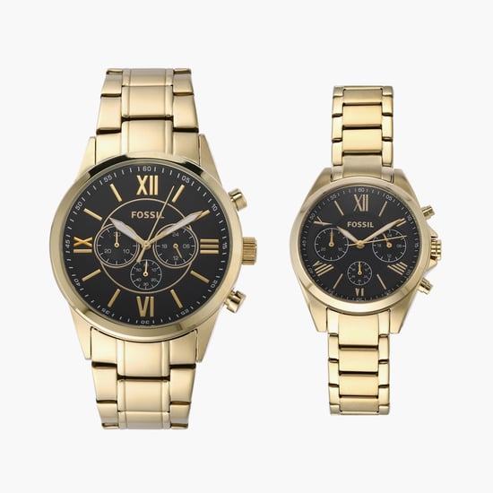 FOSSIL Modern Courier Chronograph Watch Set BQ2400SET