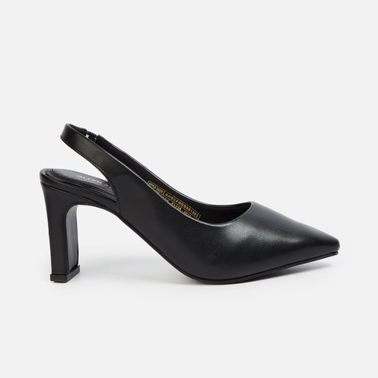 ALLEN SOLLY Solid Block Heels