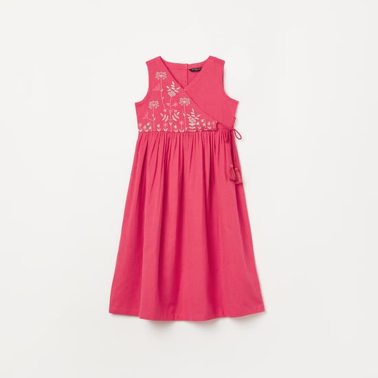 MELANGE Embroidered Angrakha Dress