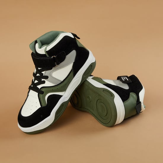 FAME FOREVER Colourblock High Top Sneakers