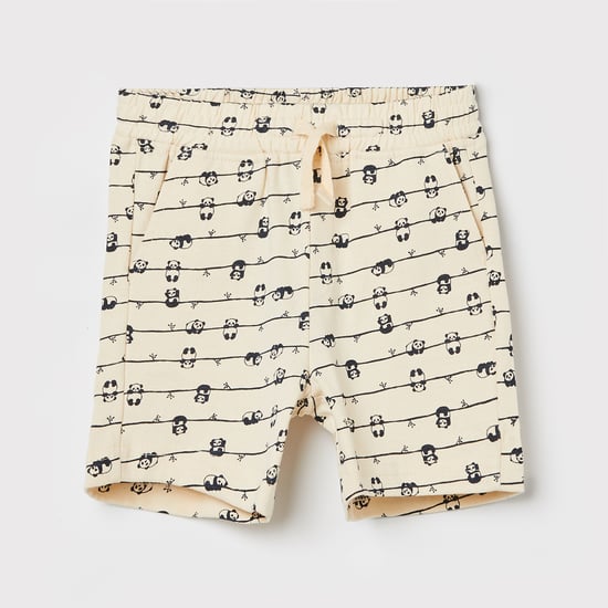 JUNIORS Panda Printed Shorts