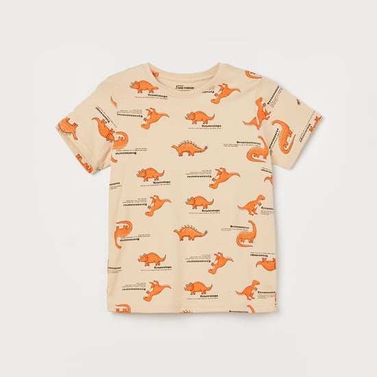 FAME FOREVER Dinosaur Print Regular T-shirt