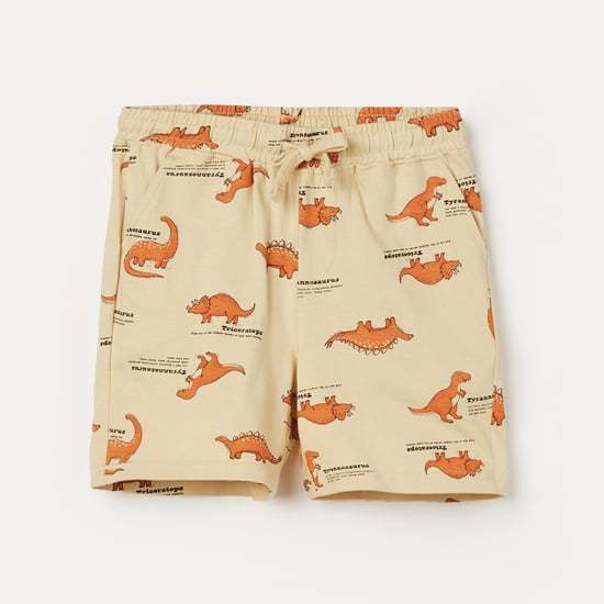FAME FOREVER Printed Knit Shorts