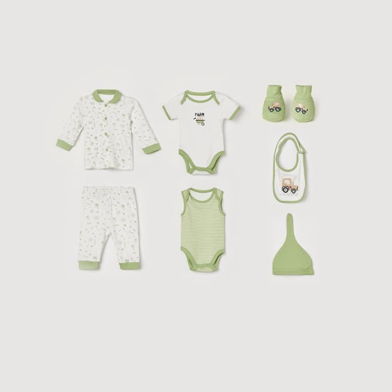 JUNIOR BABY Printed Gift Set - Pack of 7