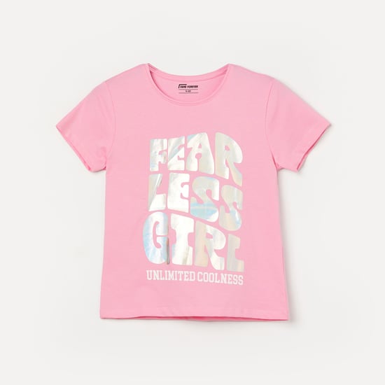 FAME FOREVER Graphic Print T-shirt