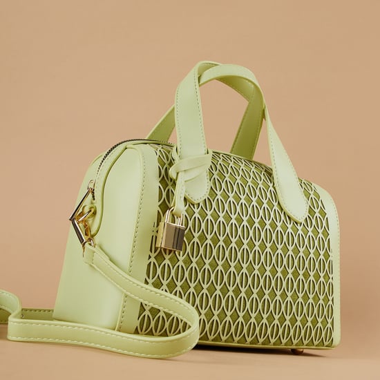 GINGER Lazer Cut Handheld Bag
