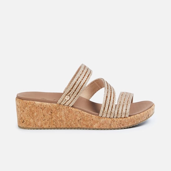 SKECHERS Arch Fit Beverlee Embellished Wedges