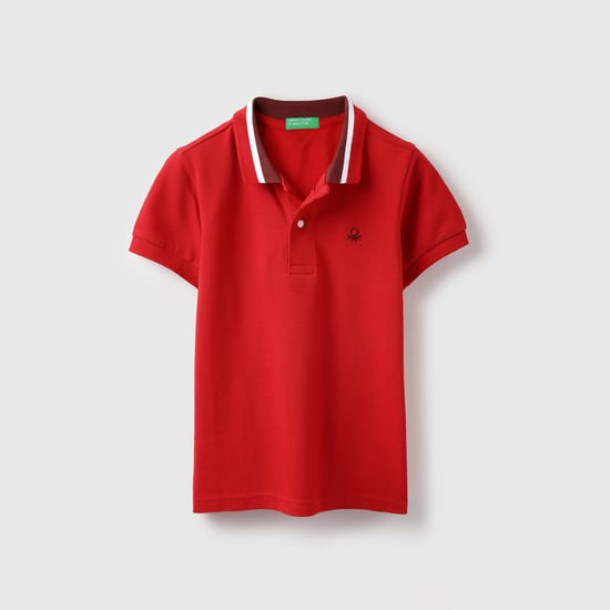 UNITED COLORS OF BENETTON Solid Polo T-shirt