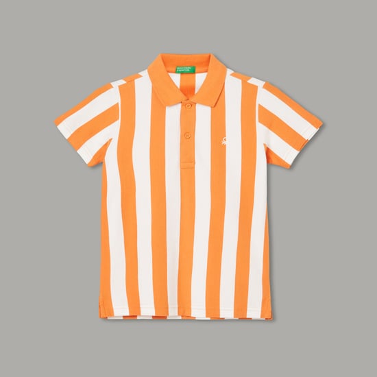 UNITED COLORS OF BENETTON Striped Polo T-shirt