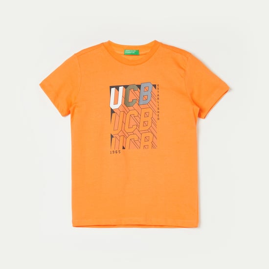 UNITED COLORS OF BENETTON Typographic Print T-shirt