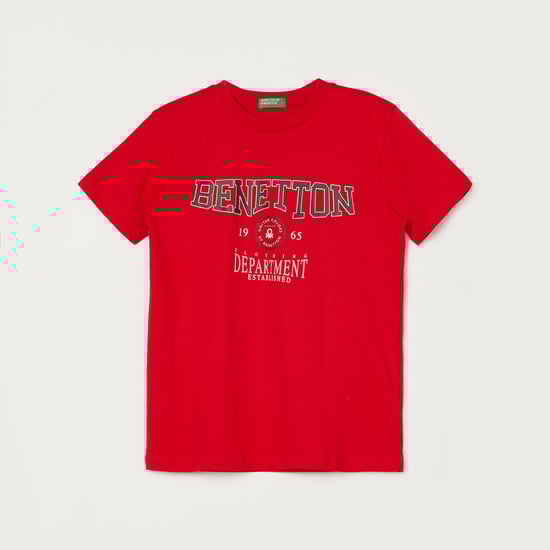 UNITED COLORS OF BENETTON Typographic Print T-shirt