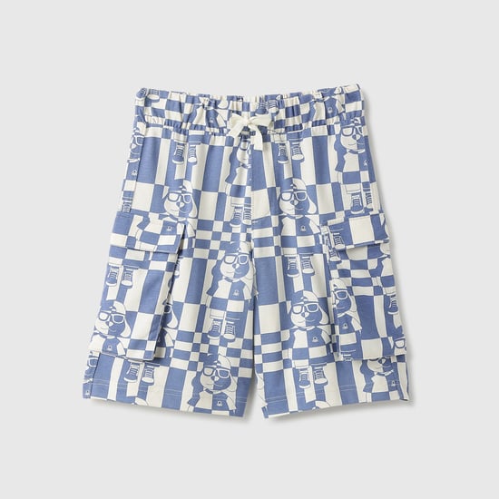 UNITED COLORS OF BENETTON Printed Cargo Shorts