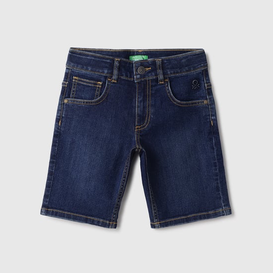 UNITED COLORS OF BENETTON Washed Denim Shorts