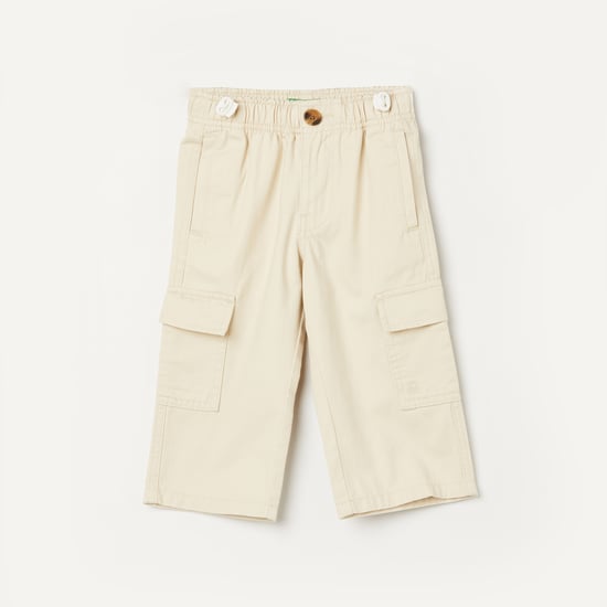 UNITED COLORS OF BENETTON Solid Straight Fit Cargos