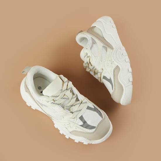 FAME FOREVER Colourblock Low Top Sneakers