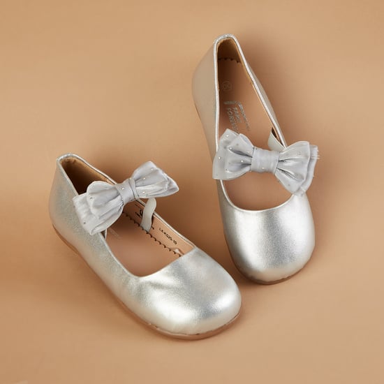 FAME FOREVER Bow-Detailed Ballerinas