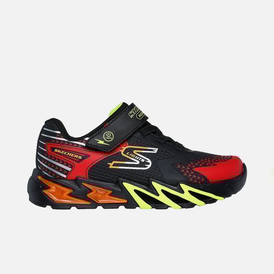 SKECHERS Flex-Glow Bolt Light-Up Shoes Black