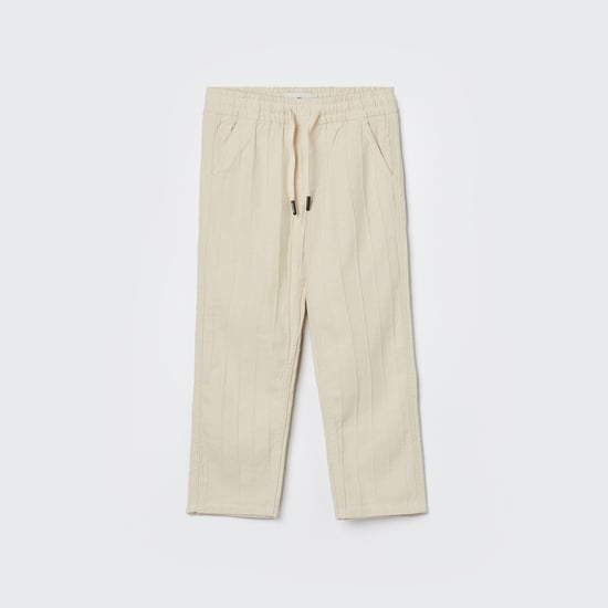 PEPE JEANS Self-Striped Comfort Fit Trousers