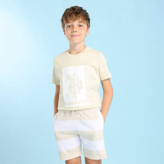 U.S. POLO ASSN. KIDS Brand Print T-shirt