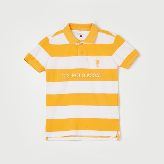 U.S. POLO ASSN. KIDS Striped Polo T-shirt
