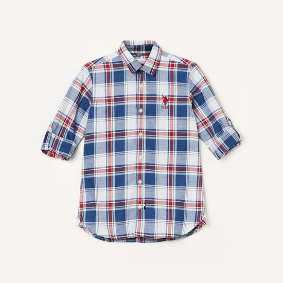 U.S. POLO ASSN. KIDS Checked Shirt