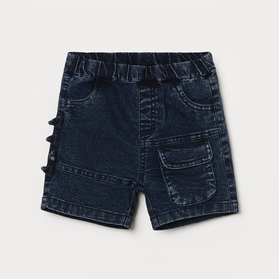 JUNIORS Boys Washed Denim Shorts