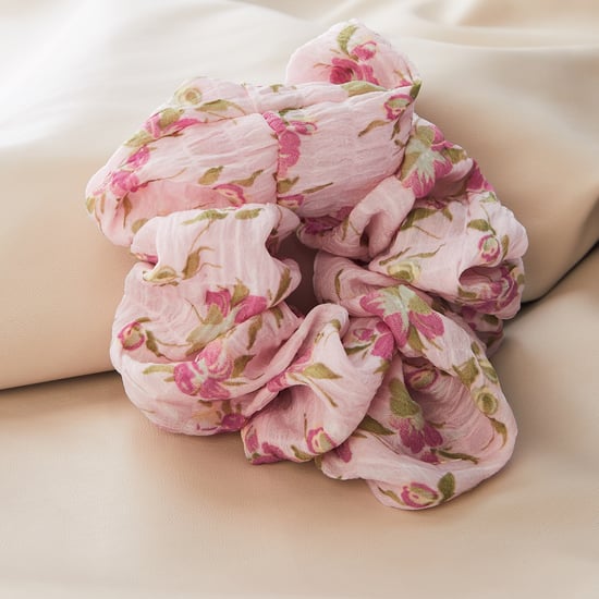 FAME FOREVER Floral Print Scrunchie