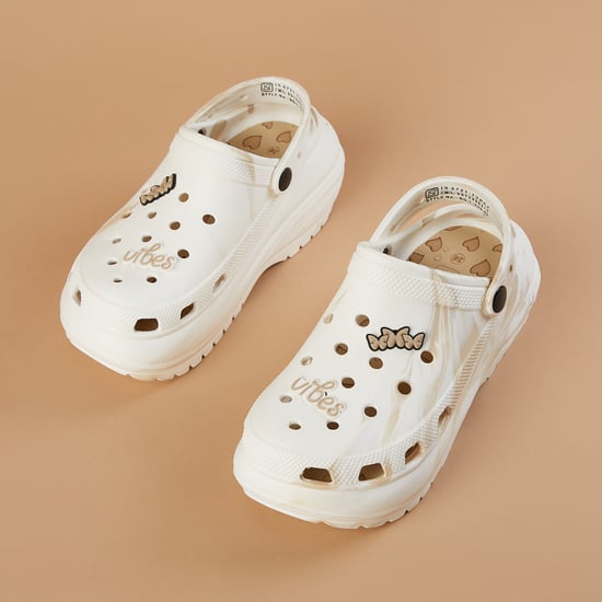 GINGER Printed Clogs with Charms