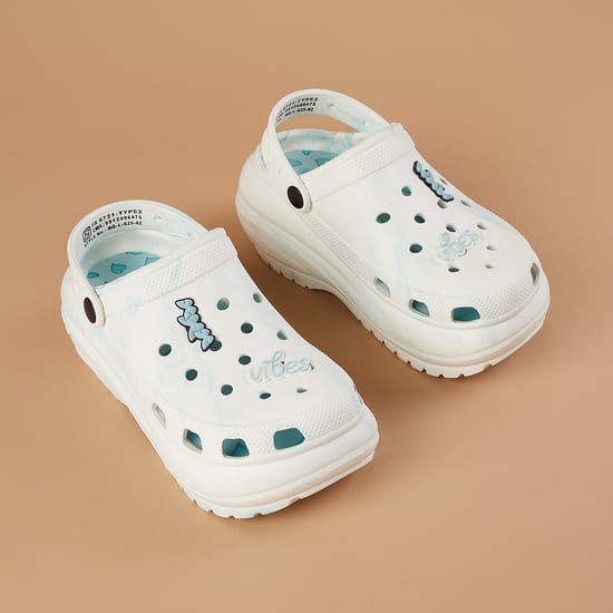 GINGER Printed Clogs with Charms