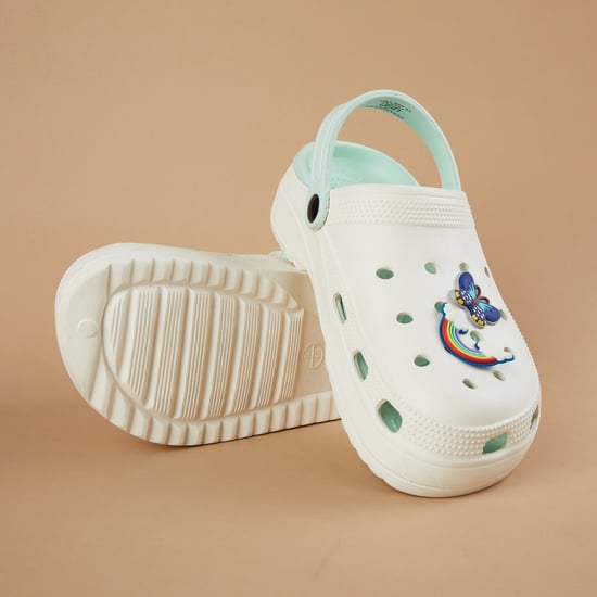 GINGER Appliqued Clogs