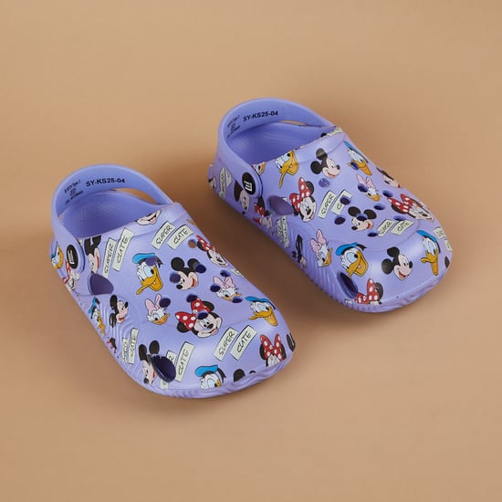 FAME FOREVER Disney Print Clogs