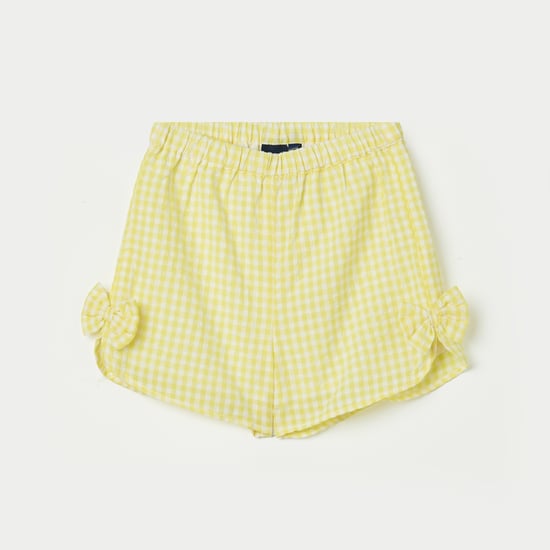JUNIORS Checked Elasticated Shorts