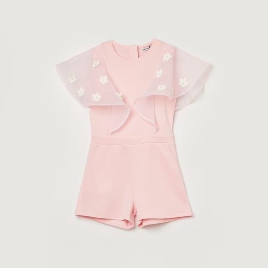 FAME FOREVER Applique Playsuit