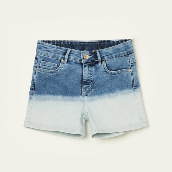 FAME FOREVER Colourblock Denim Shorts