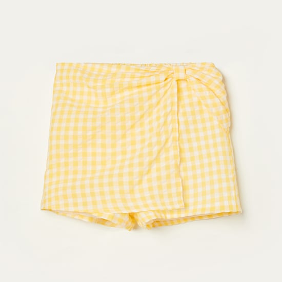 FAME FOREVER Checked Skort
