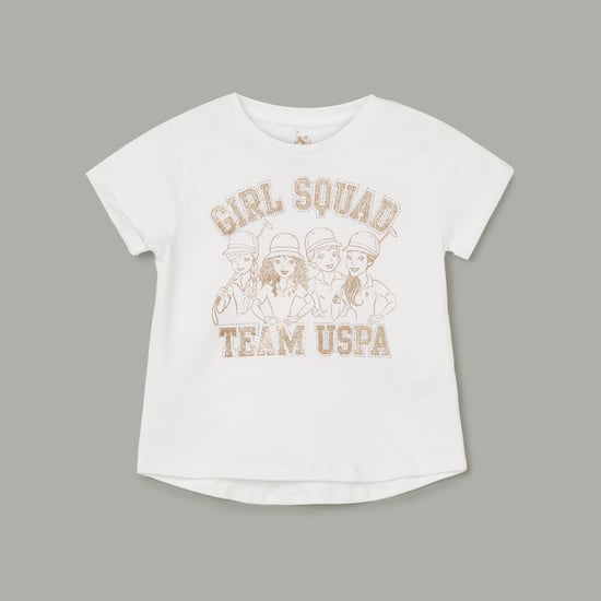 U.S. POLO ASSN. KIDS Shimmery T-shirt