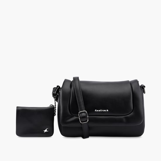 FASTRACK Puff Sling Bag with Detachable Pouch